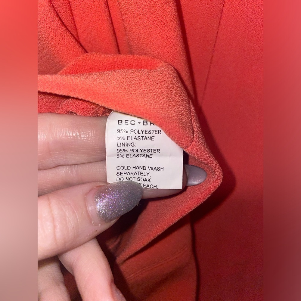 BEC + BRIDGE Cecily Mini Dress in Blood Orange ๐ size 4 - Picture 14 of 16